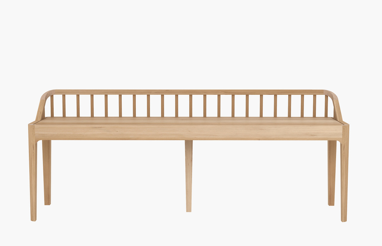 Spindle Bench – Oak