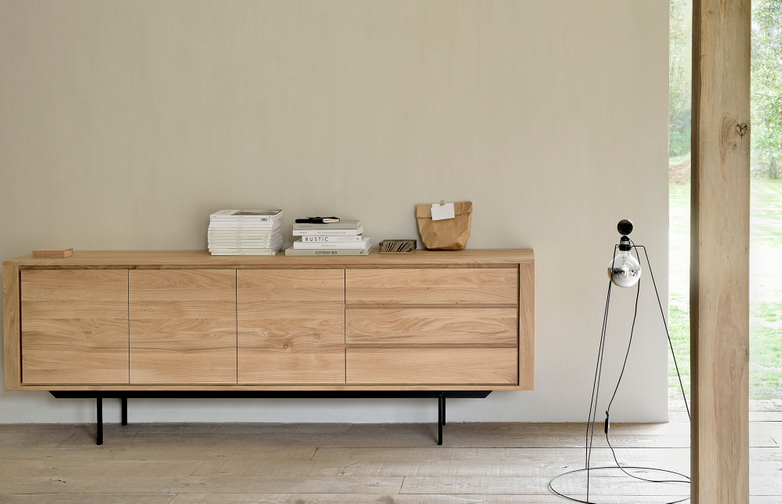 Shadow Sideboard – Black Frame – 3 Doors