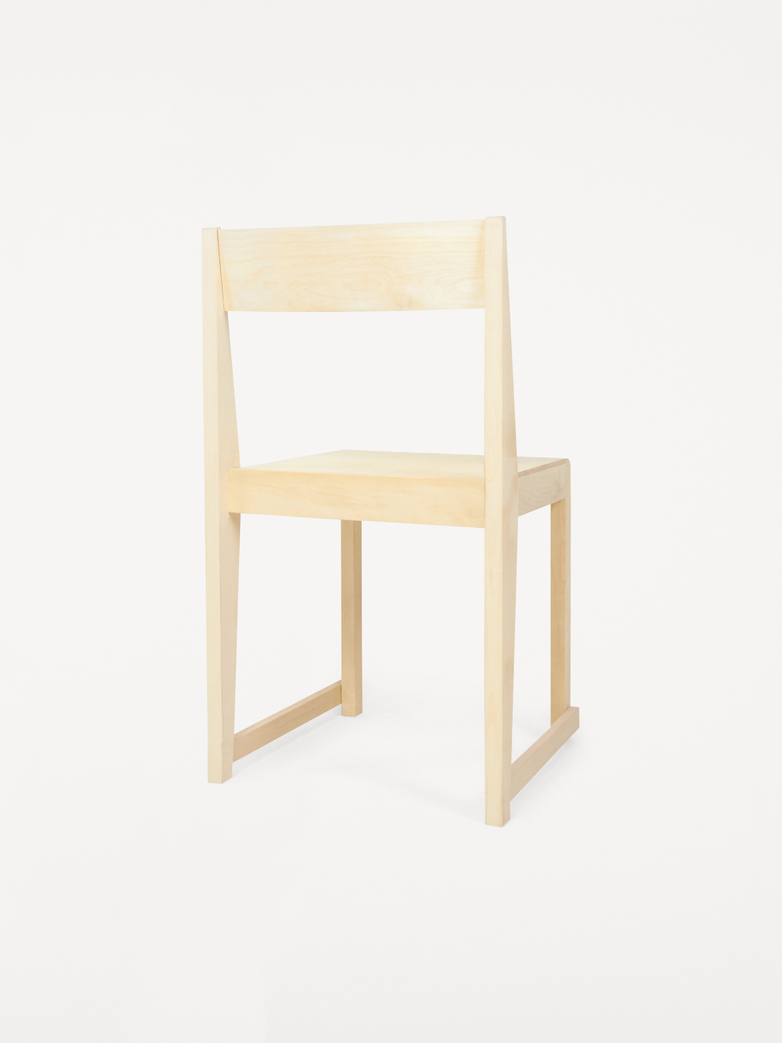 Chair 01 - Natural Wood Frame / Natural Wood Seat