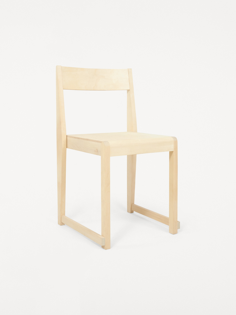 Chair 01 - Natural Wood Frame / Natural Wood Seat