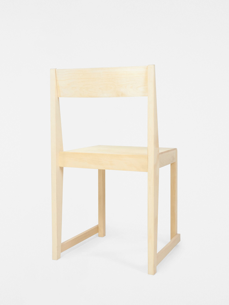 Chair 01 - Natural Wood Frame / Natural Wood Seat
