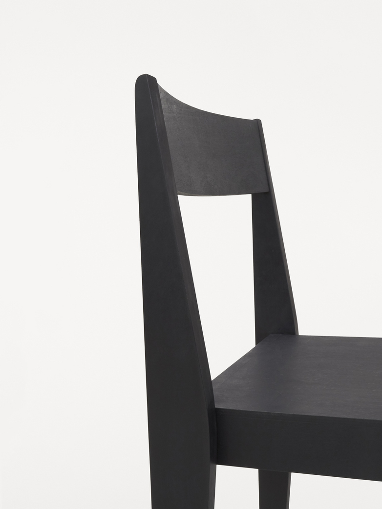 Chair 01 - Ash Black Frame / Ash Black Wood Seat