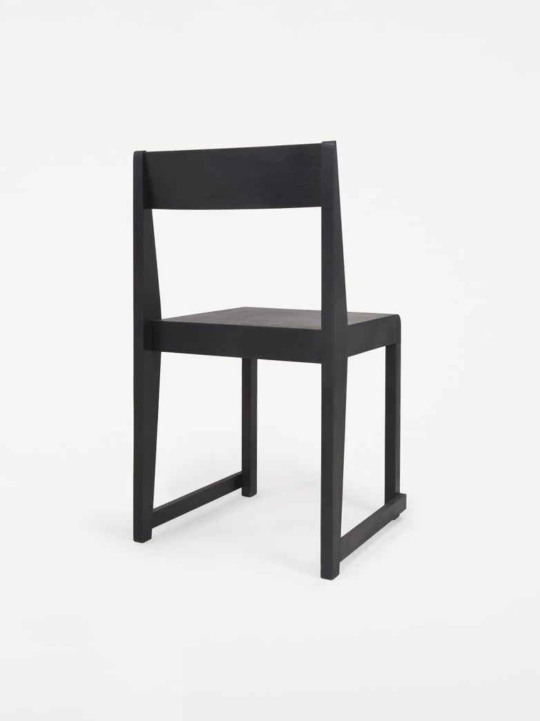 Chair 01 - Ash Black Frame / Ash Black Wood Seat
