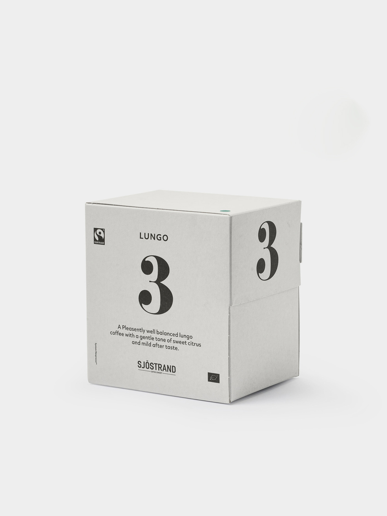 No3 Lungo by Sjöstrand – 100 pcs