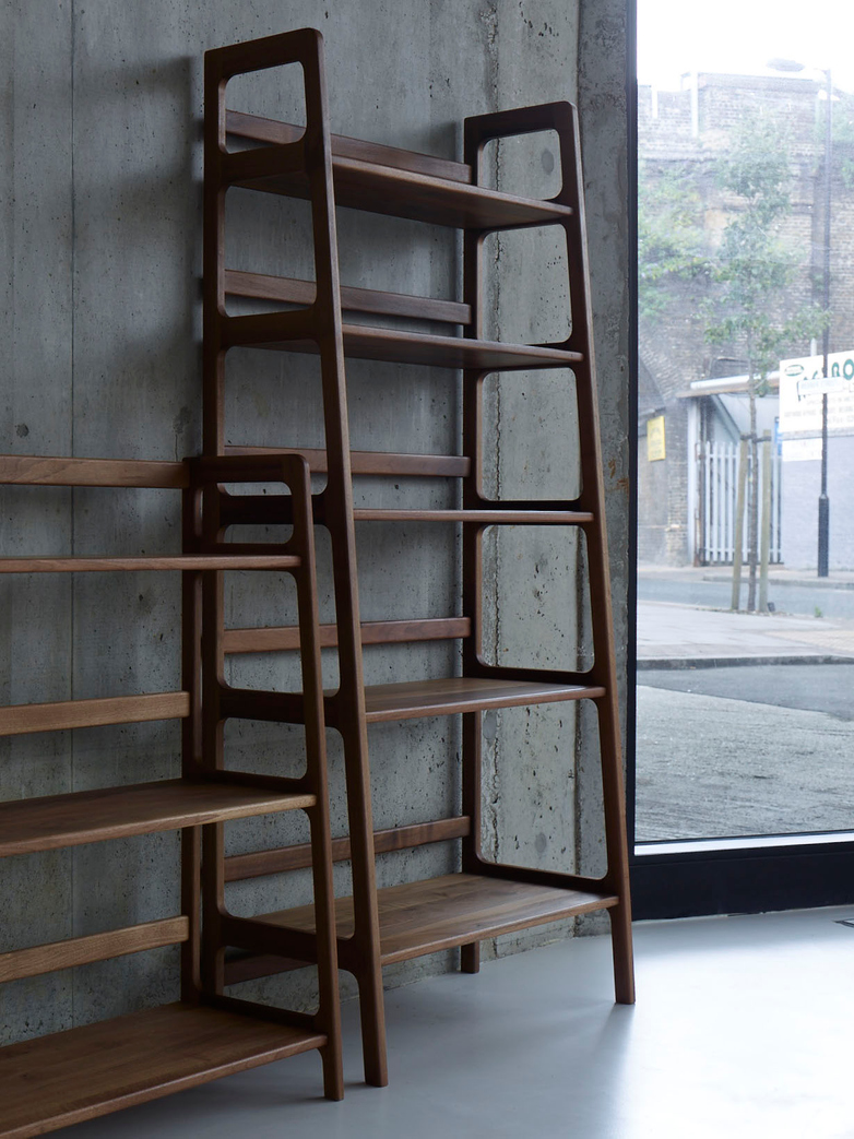 Agnes Shelving High – Walnut
