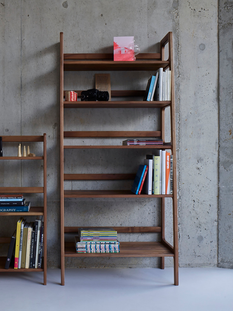 Agnes Shelving High – Walnut