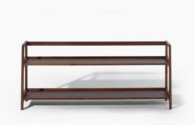 Agnes Long Shelving – Walnut