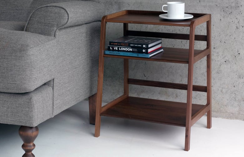 Agnes Side Table – Walnut