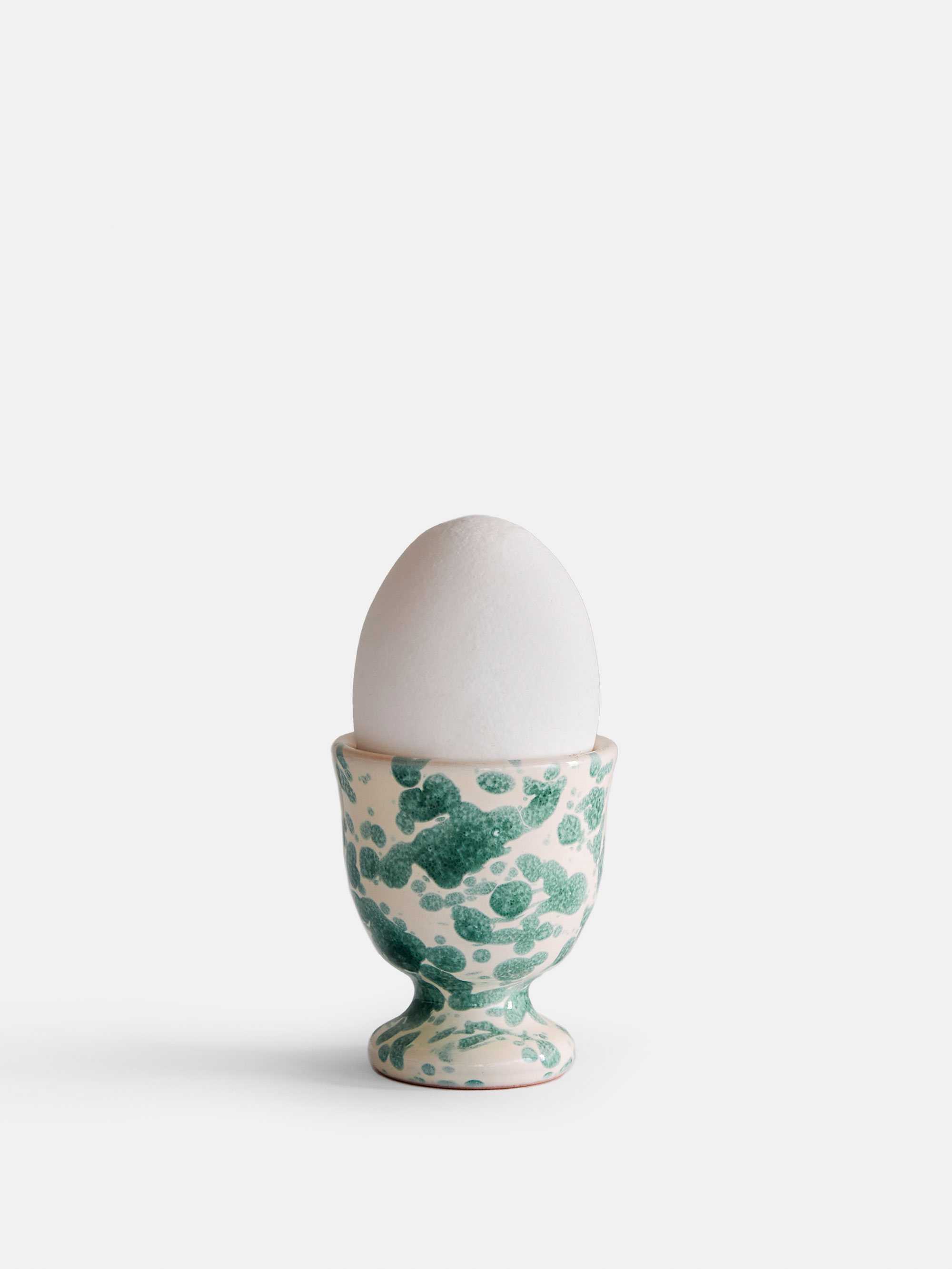 29947 6e57d0124c Spruzzi Vivente Egg Cup Green On Creme Portrait