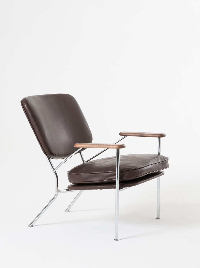 Orlando Armchair – Chrome Frame
