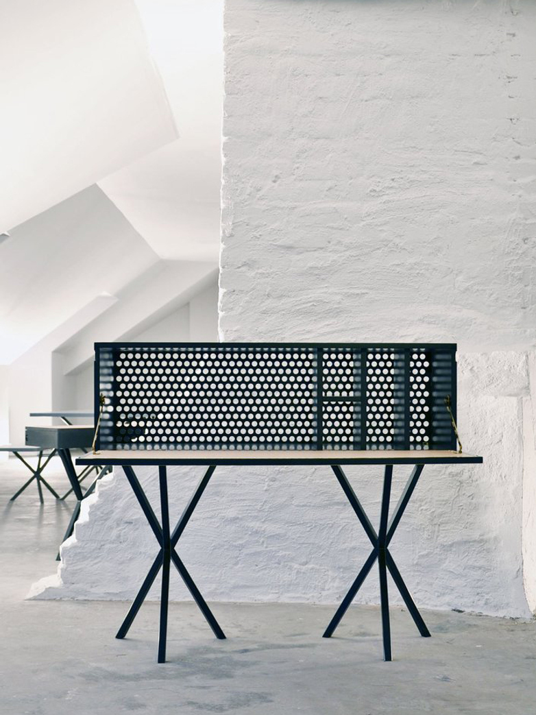 NEB Bureau – Brass/Black