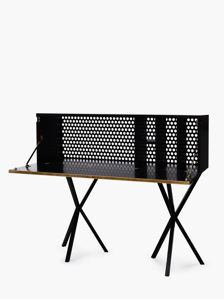 NEB Bureau – Brass/Grey