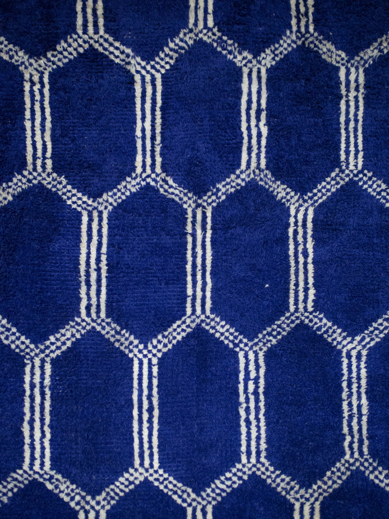 Beldi Blue – 285 x 190 cm