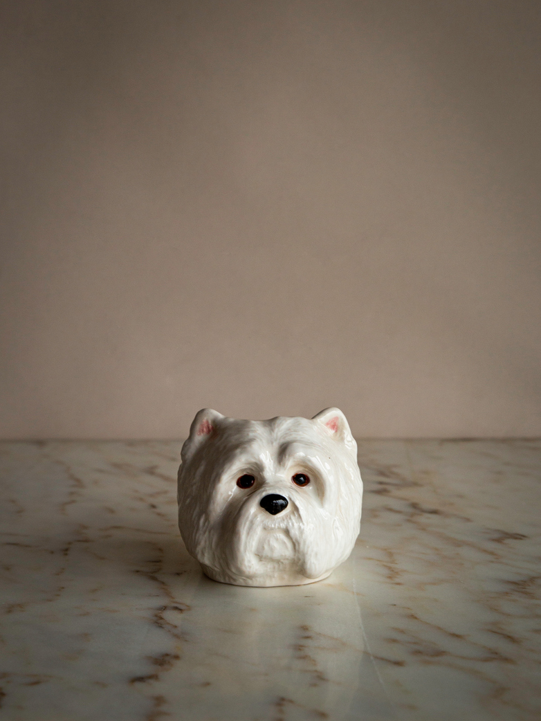 Westie Face Egg Cup