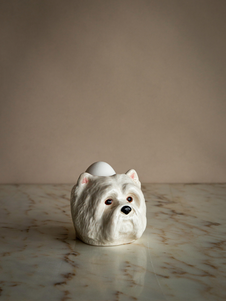 Westie Face Egg Cup