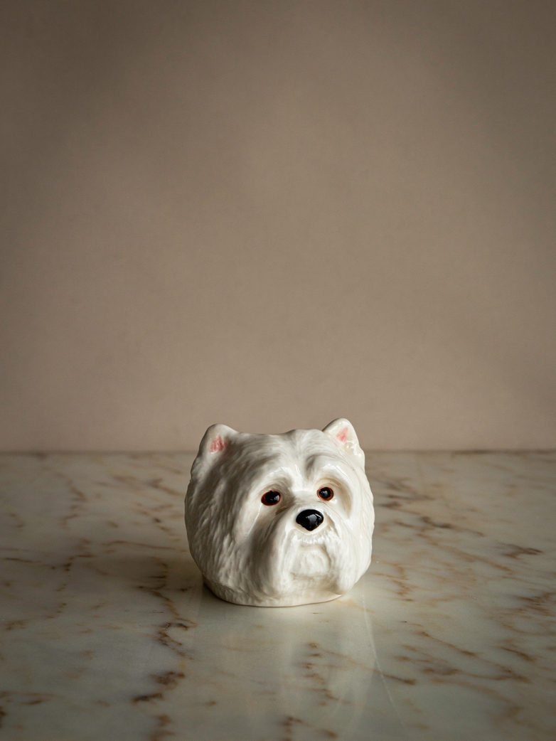 Westie Face Egg Cup