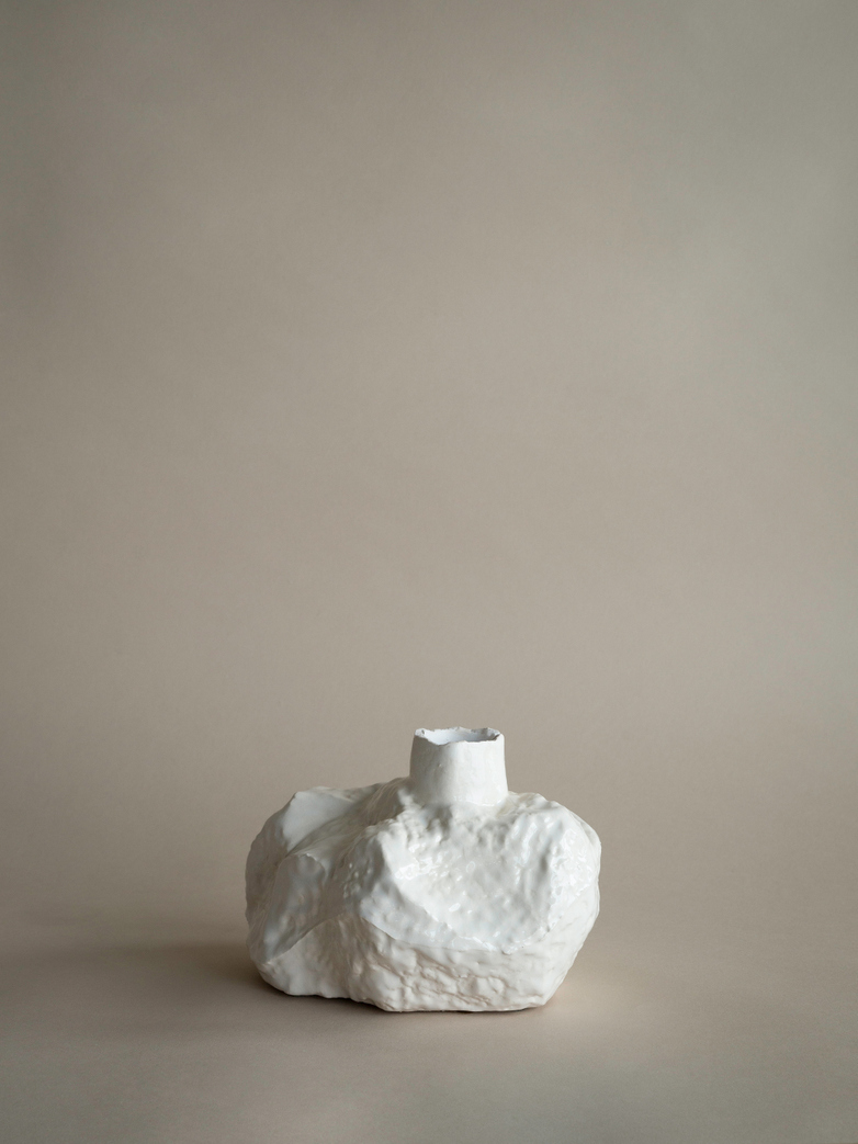Moonstone Vase Low