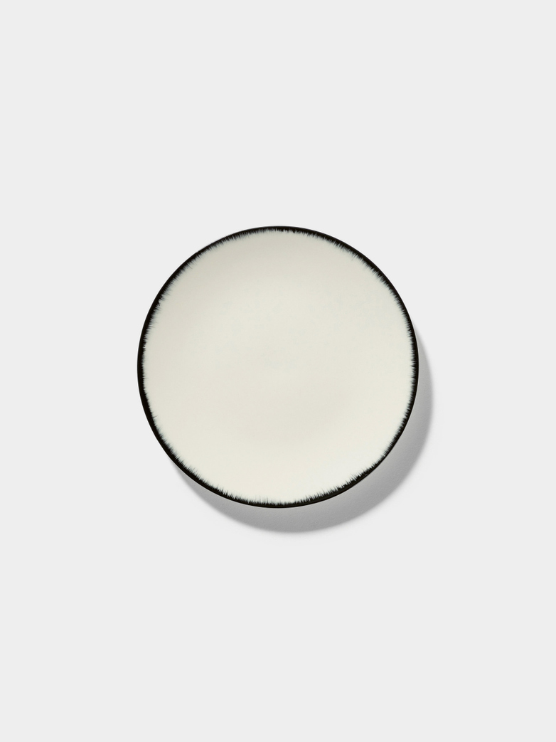 Ann Demeulemeester - Plate 14 cm Off White - Black No1