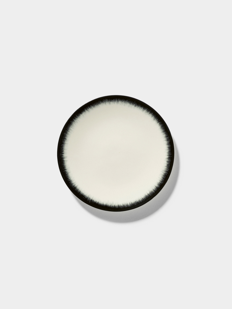 Ann Demeulemeester - Plate 14 cm Off White - Black No3