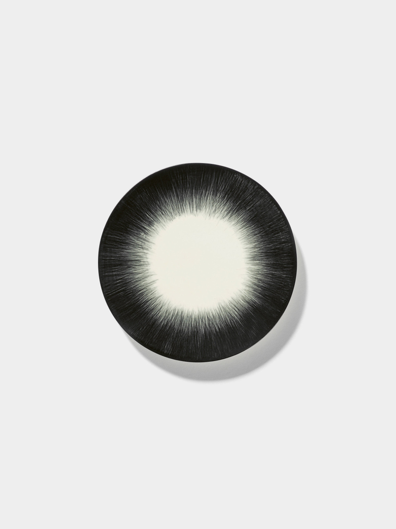 Ann Demeulemeester - Plate 14 cm Off White - Black No4