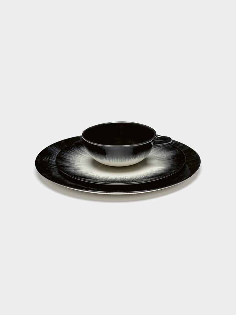 Ann Demeulemeester - Plate 14 cm Off White - Black No4