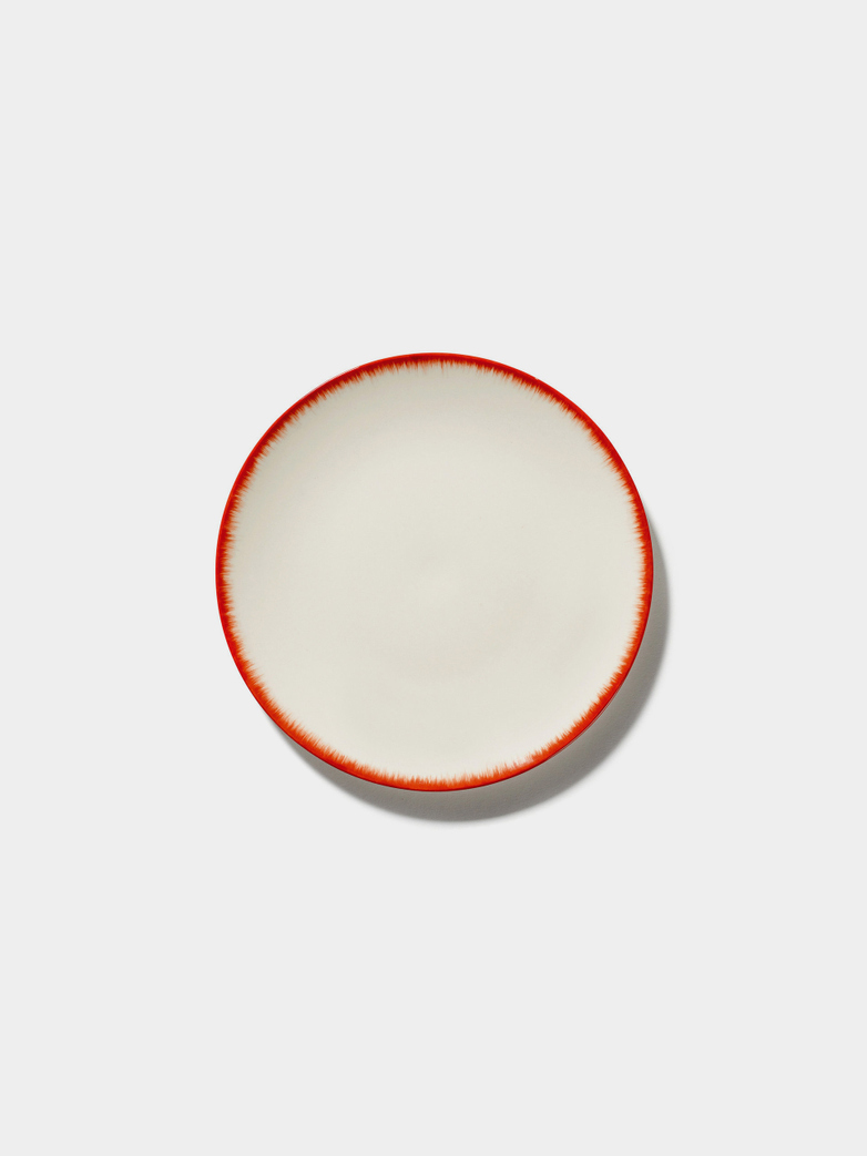 Ann Demeulemeester - Plate 14 cm Off White - Red No2