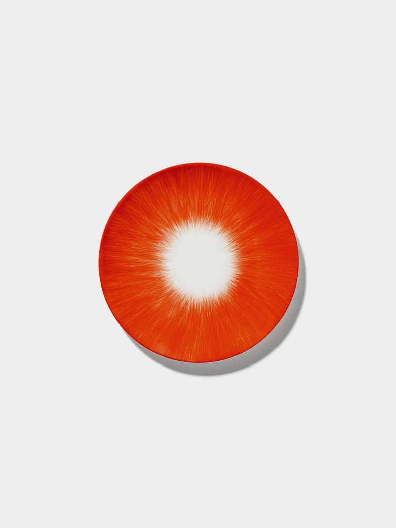 Ann Demeulemeester - Plate 14 cm Off White - Red No5