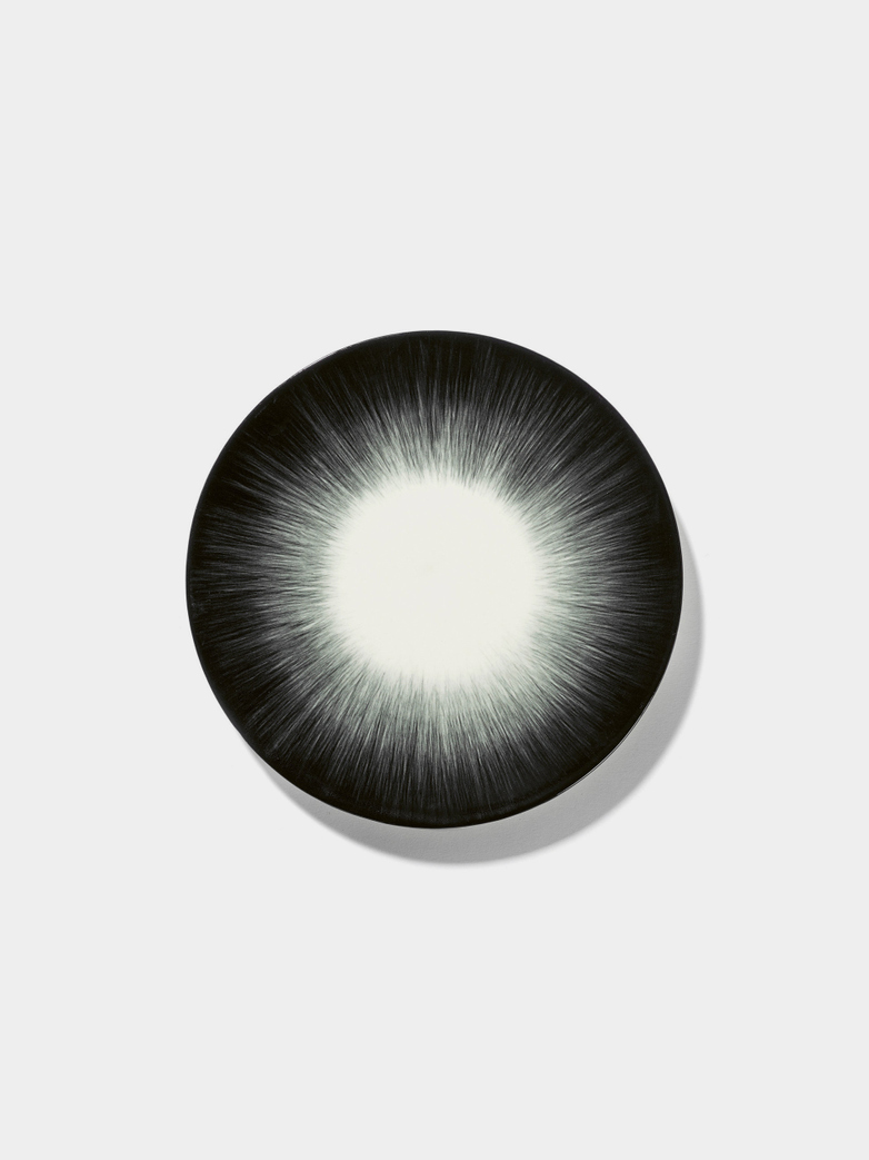 Ann Demeulemeester - Plate 17,5 cm Off White - Black No5