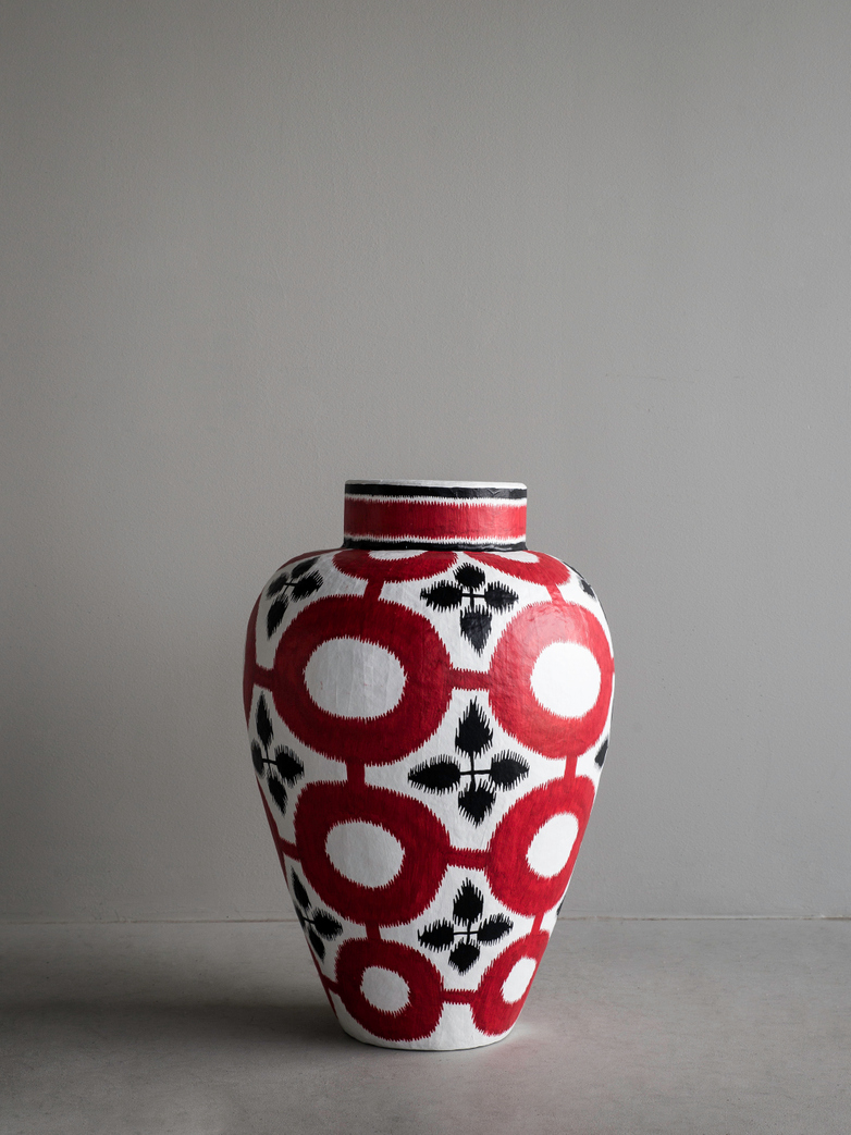 Paper Vase Red
