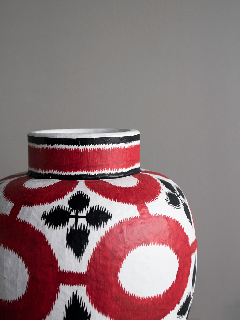 Paper Vase Red