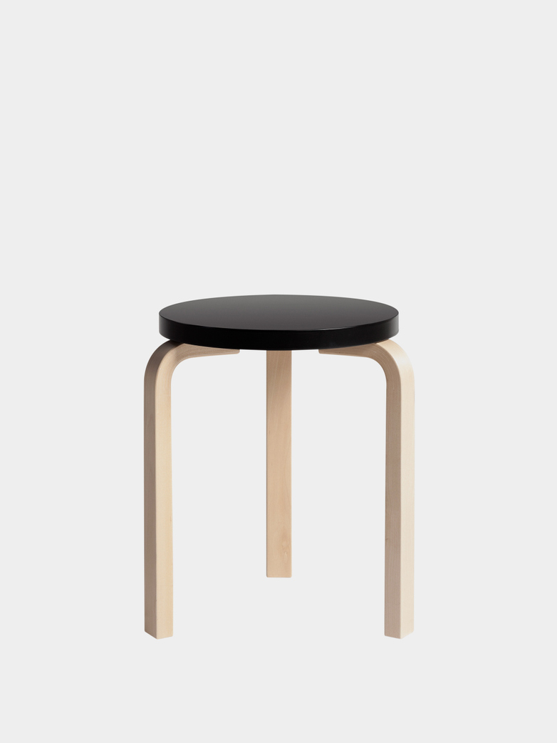 Stool 60 - Birch Black