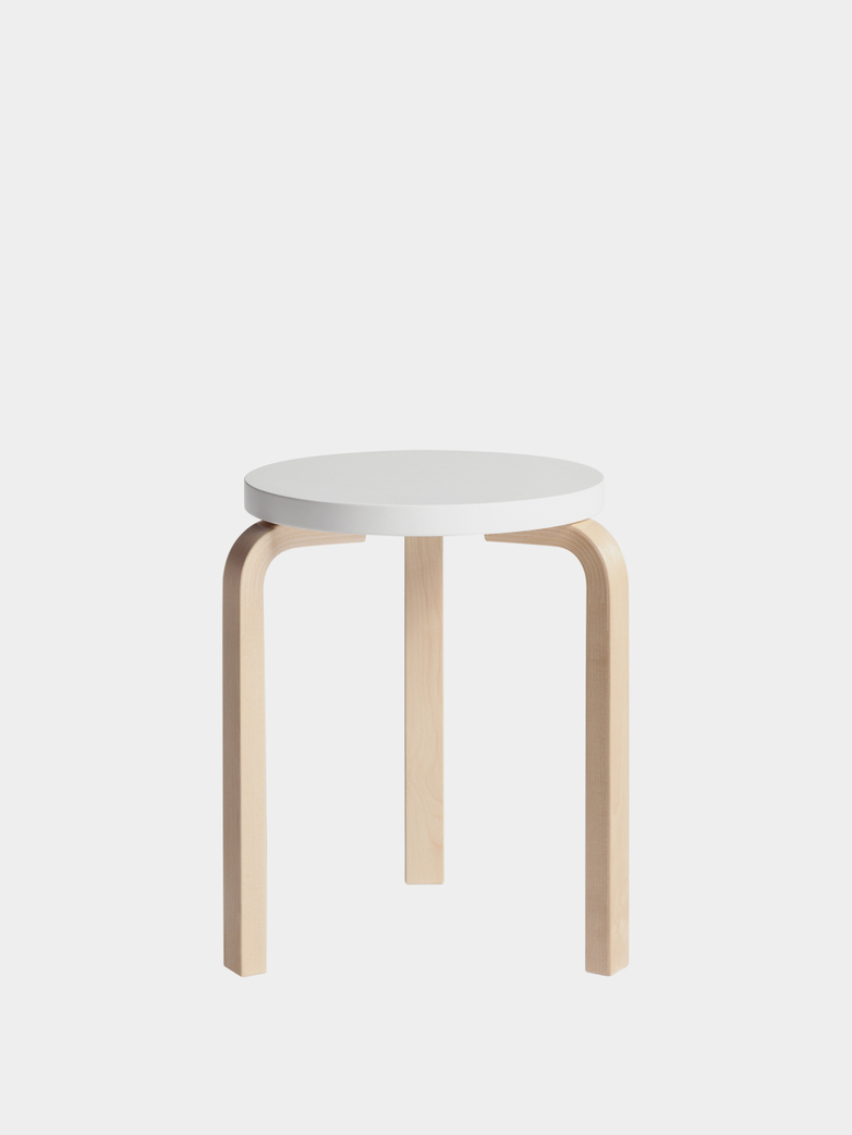 Stool 60 - Birch White