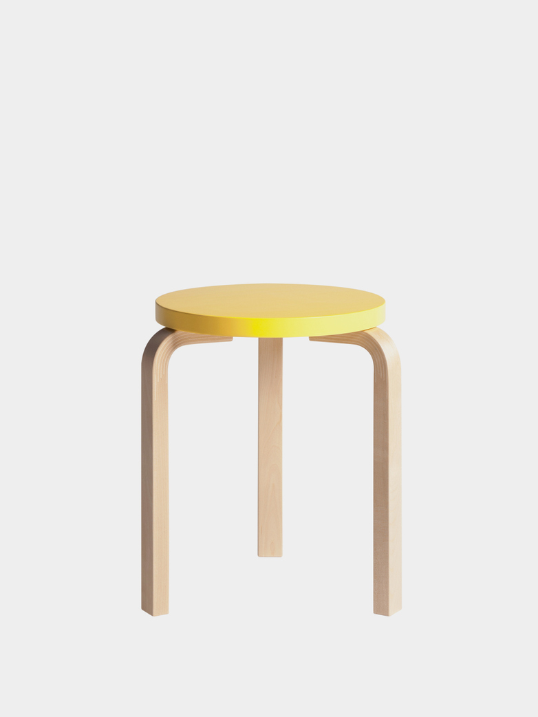 Stool 60 - Birch Yellow