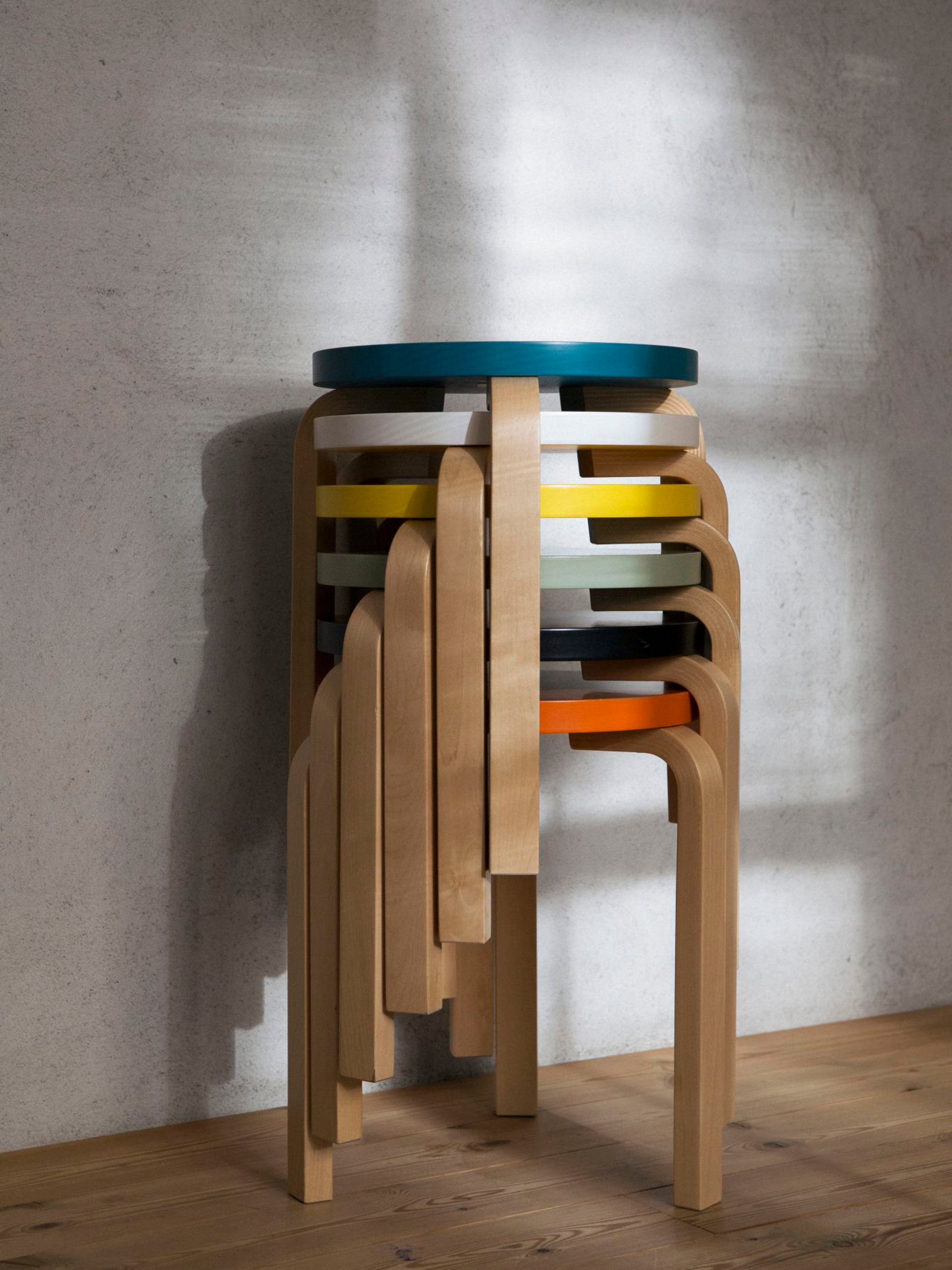 Artek — Stool 60 - Birch Red — Shop All | Artilleriet