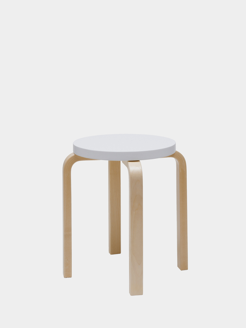 Stool E60 - Birch White