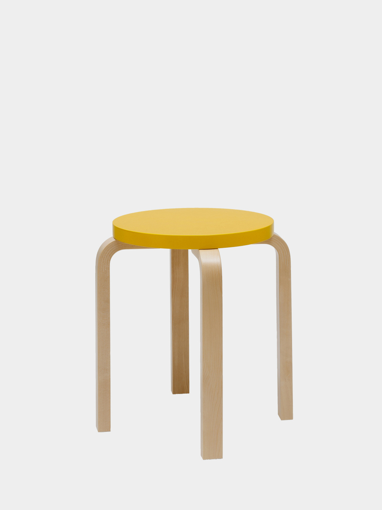 Stool E60 - Birch Yellow