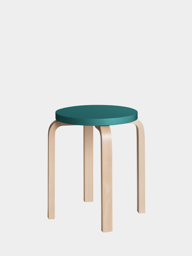 Stool E60 - Birch Petrol