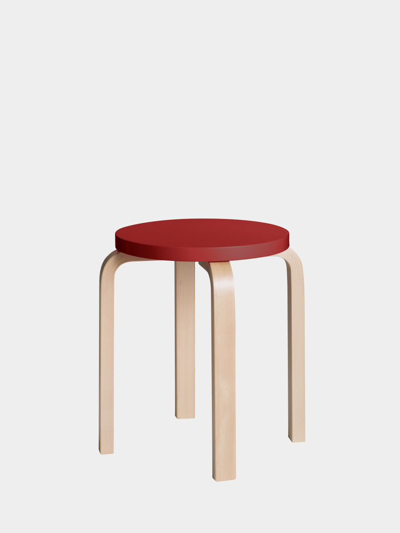 Stool E60 - Birch Red
