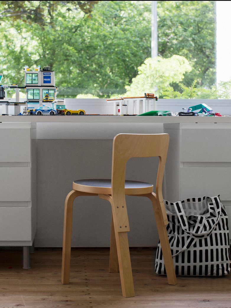 Chair 65 - Birch White Laminate