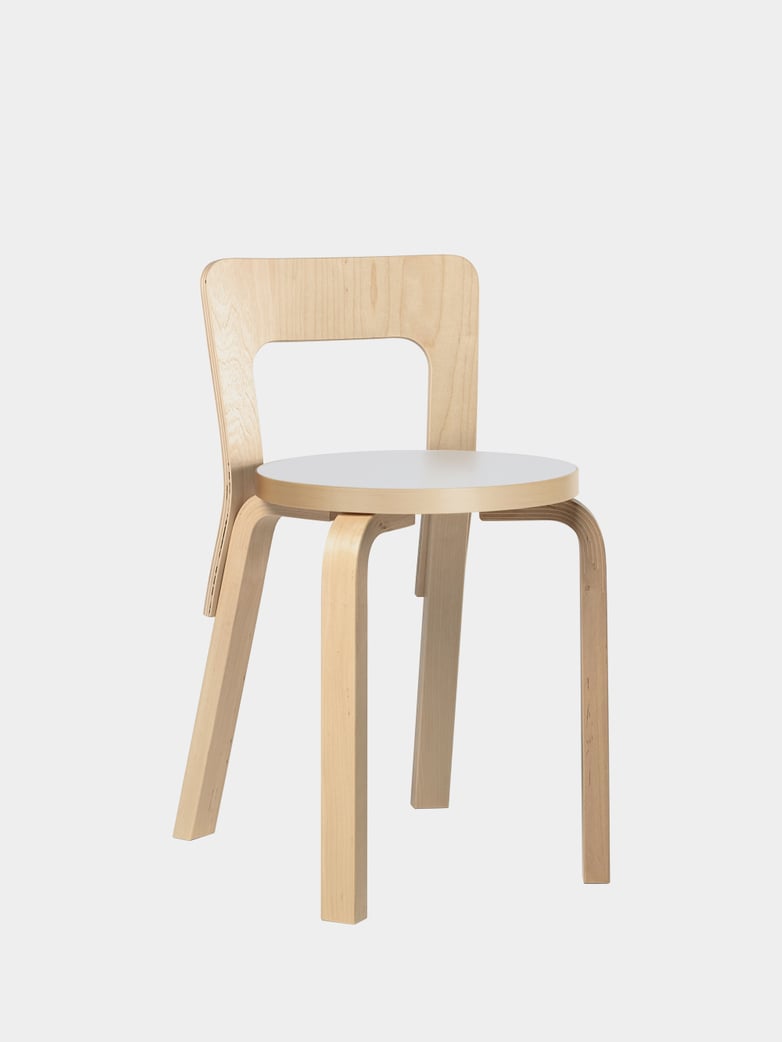 Chair 65 - Birch White Laminate