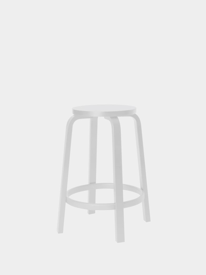 Bar Stool 64 - IKI White HPL - 65 cm
