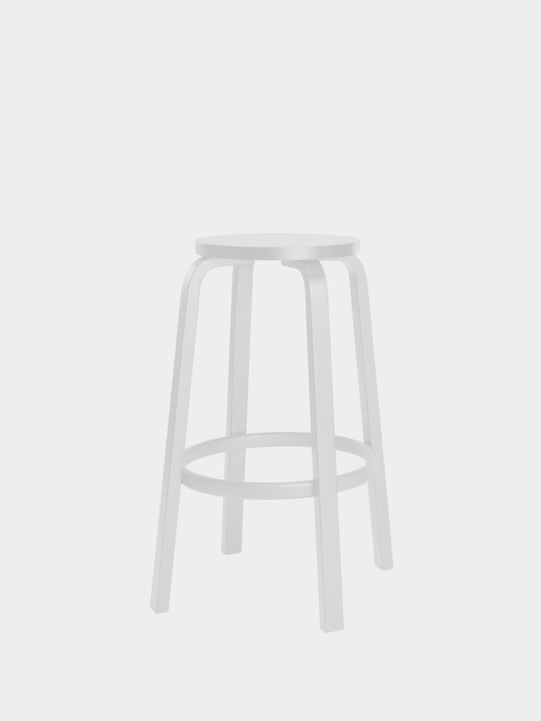 Bar Stool 64 - IKI White HPL - 75 cm