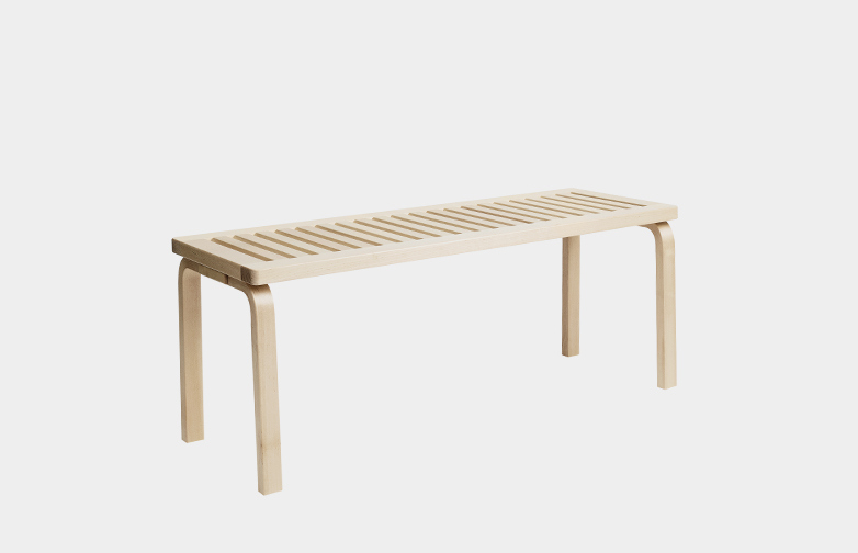 Bench 153A - Natural Lacquered - 112,5 cm