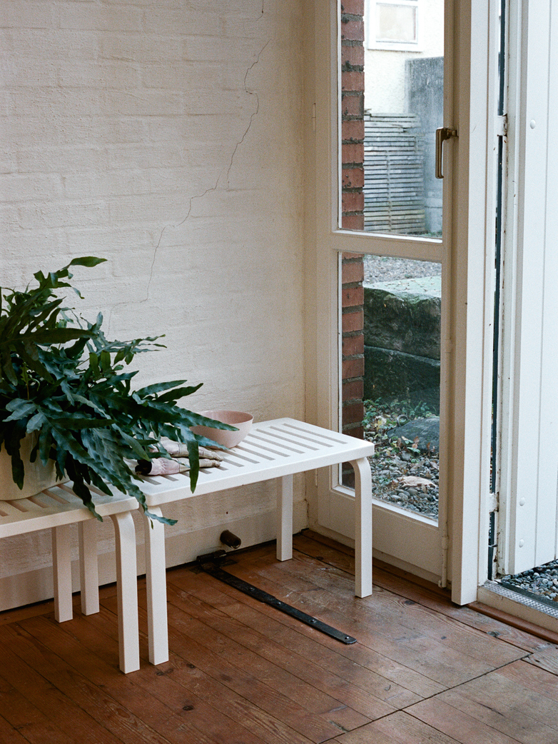 Bench 153B - Natural Lacquered - 72,5 cm