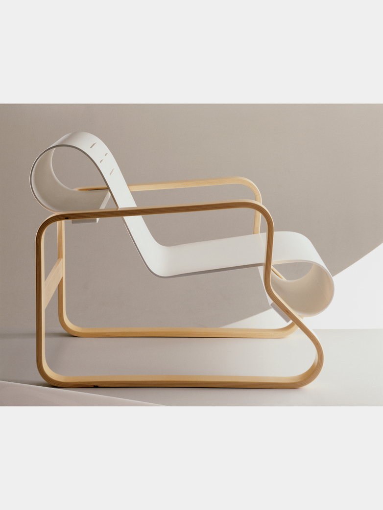 Armchair 41 - Piamio - Seat White Lacquered