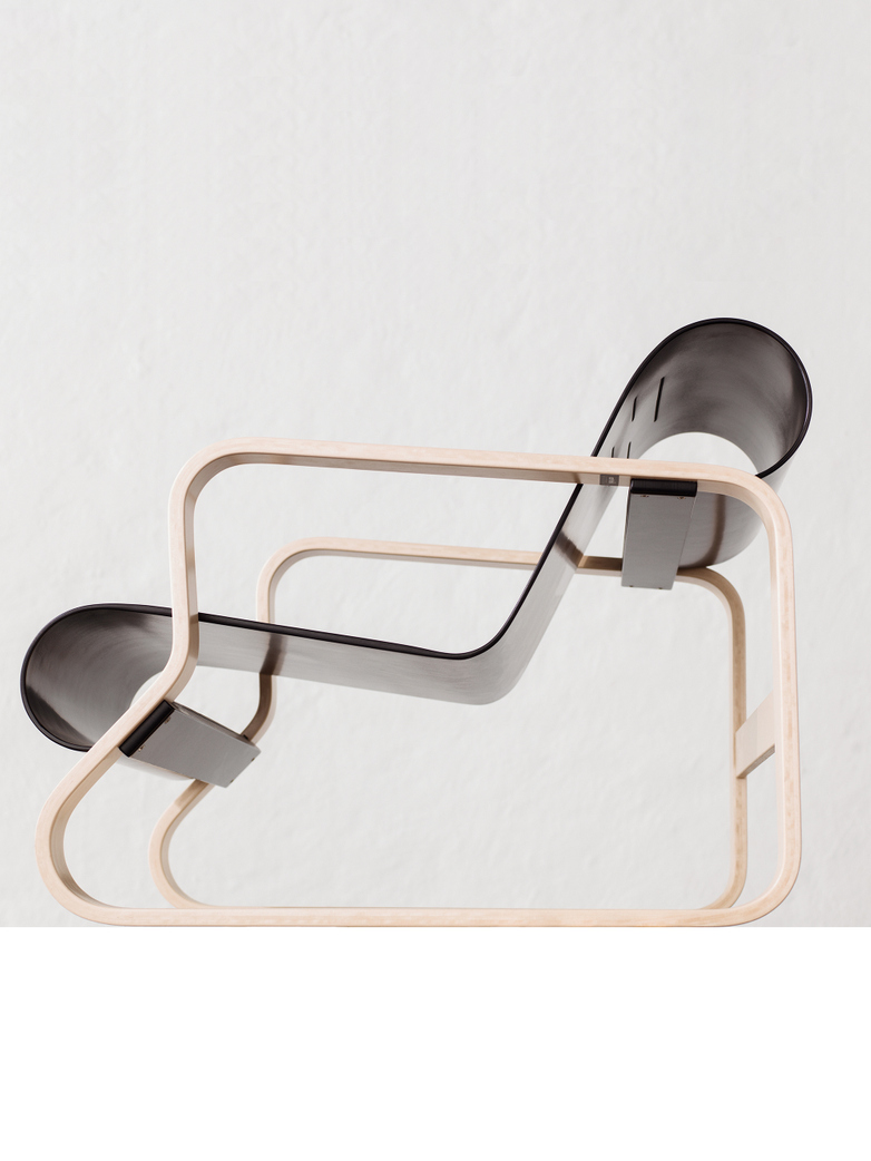 Armchair 41 - Piamio - Seat Black Lacquered