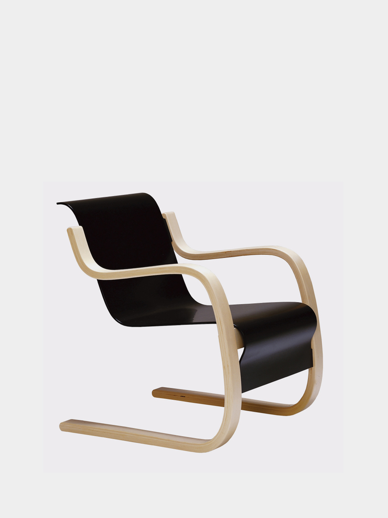 Armchair 42 - Seat Black Lacquered