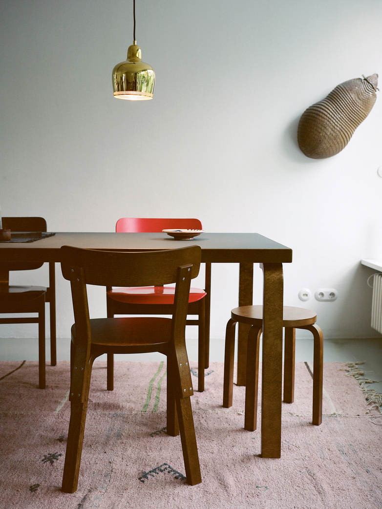 Pendant Light A330S - Golden Bell - Inside White Coated