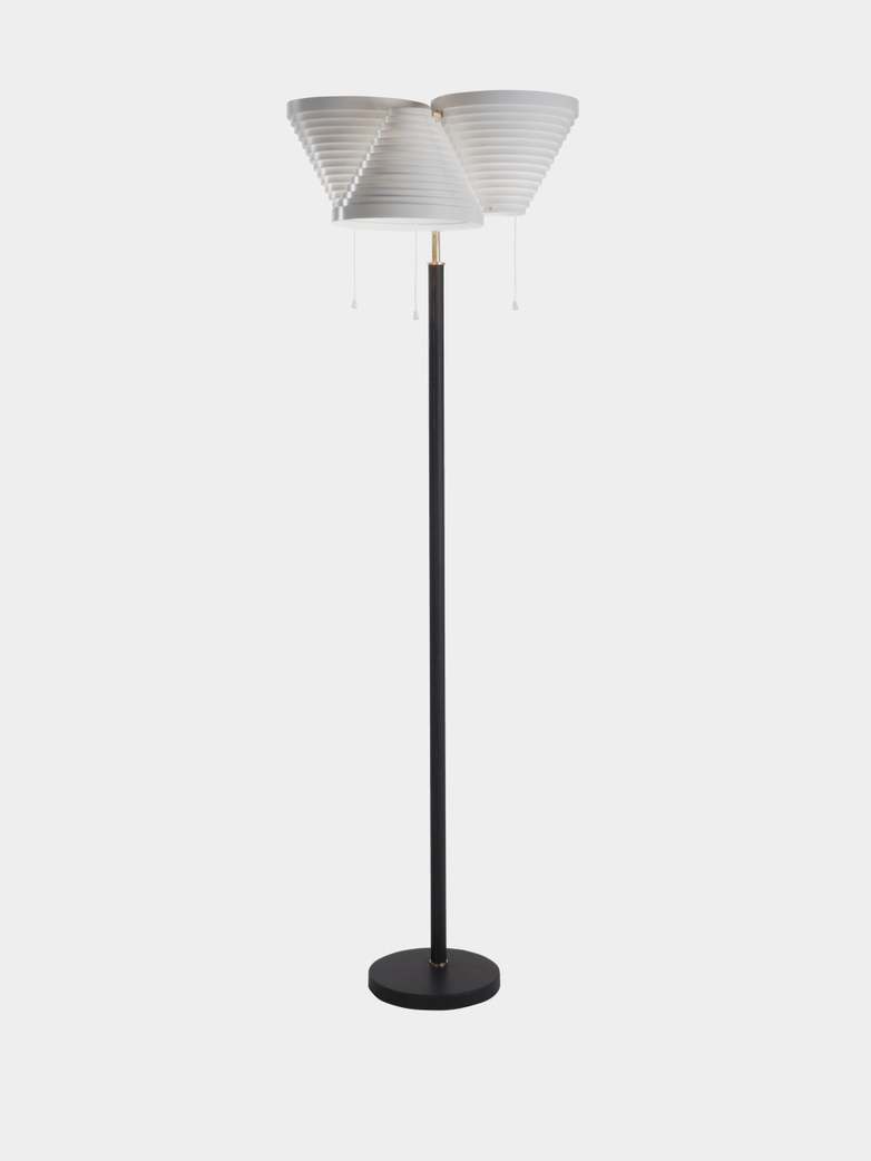 Floor Light A809 - Tube Polished Brass