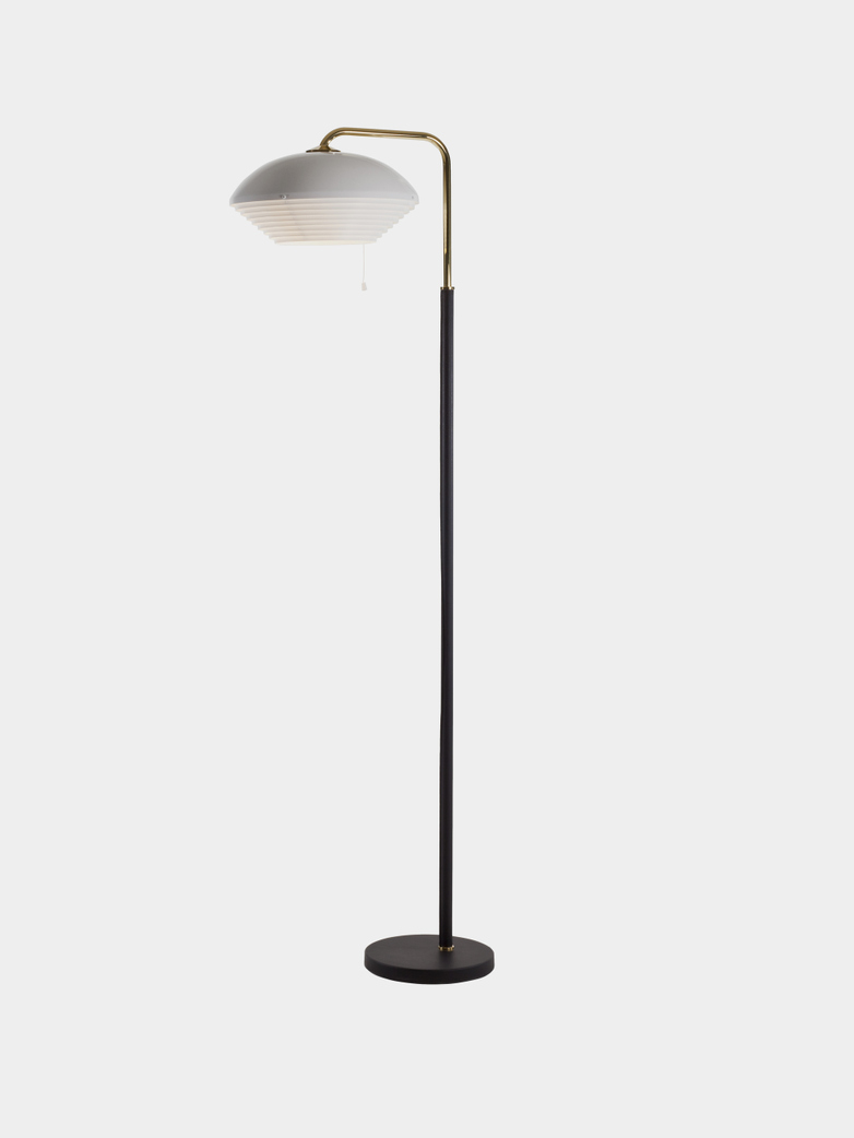 Floor Light A811 - Tube Polished Brass